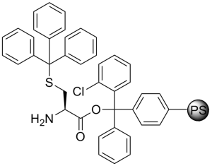 H-L-Cys(Trt)-2-Cl-Trityl resin