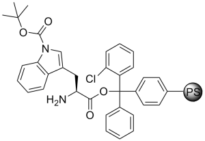 H-L-Trp(Boc)-2-Cl-Trityl resin