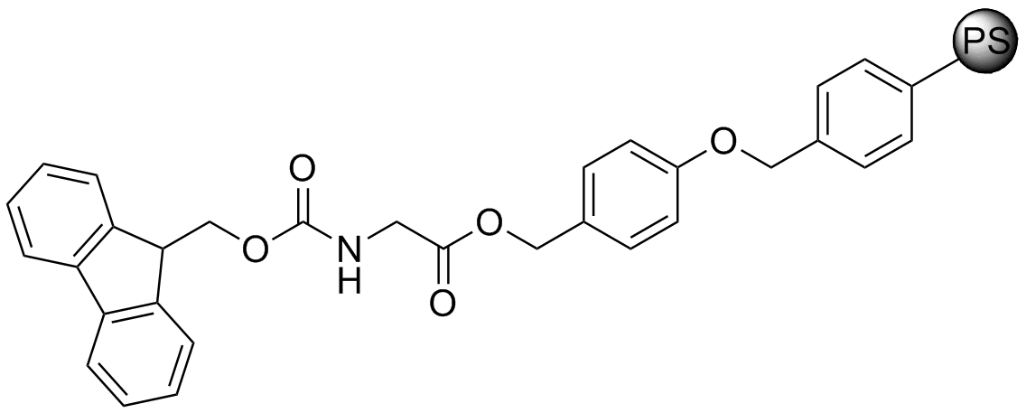 Fmoc-Gly-Wang resin