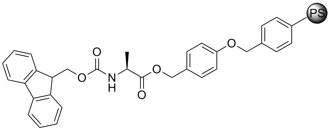 Fmoc-L-Ala-Wang resin