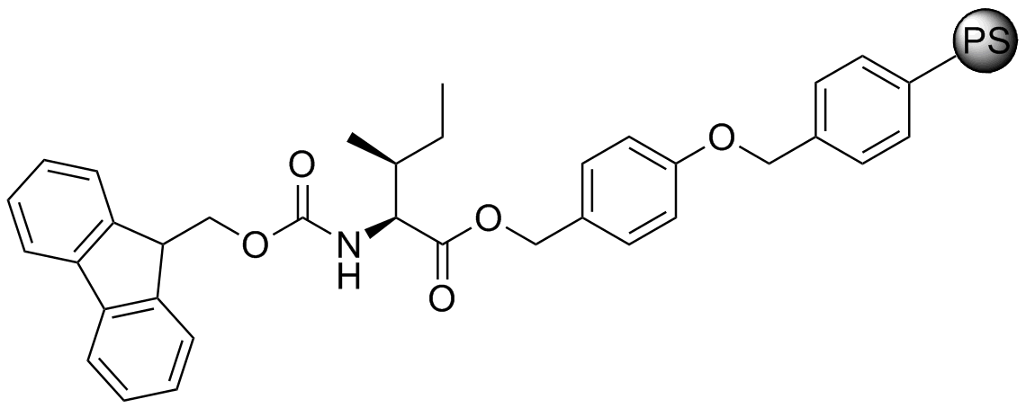 Fmoc-L-Ile-Wang resin