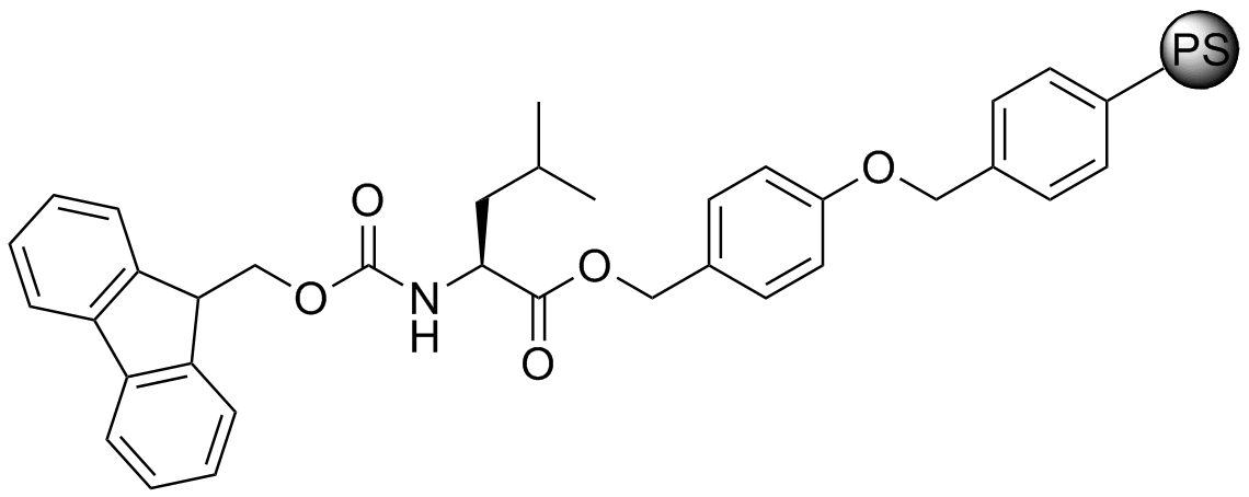 Fmoc-L-Leu-Wang resin