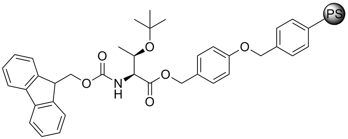 Fmoc-L-Thr(tBu)-Wang resin