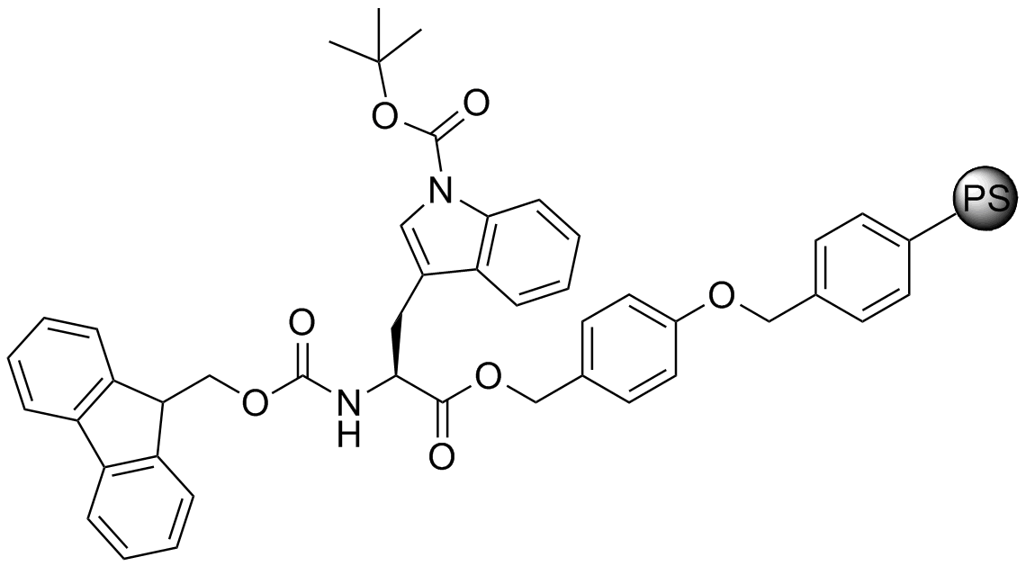 Fmoc-L-Trp(Boc)-Wang resin