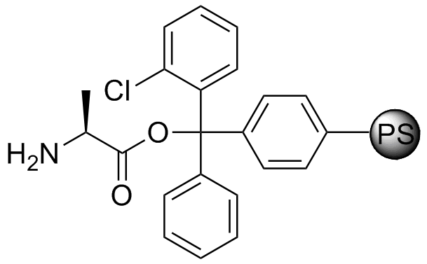 H-L-Ala-2-Cl-Trityl resin