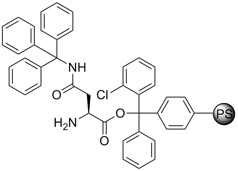 H-L-Asn(Trt)-2-Cl-Trityl resin