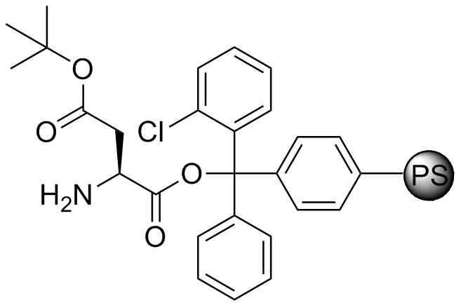 H-L-Asp(OtBu)-2-Cl-Trityl resin