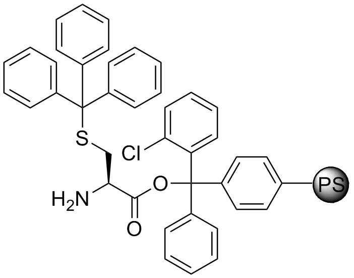 H-L-Cys(Trt)-2-Cl-Trityl resin