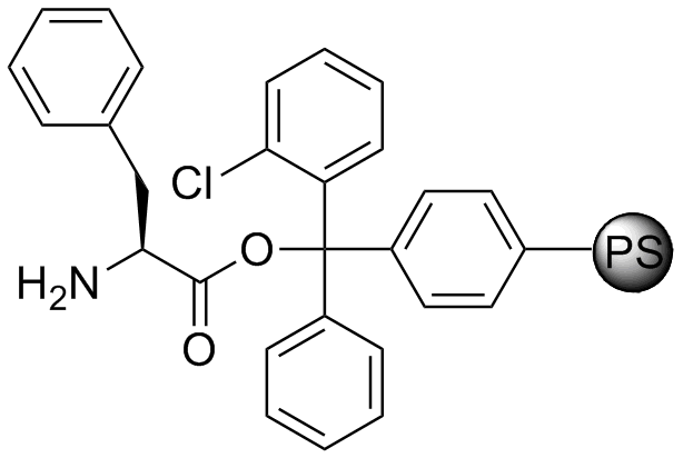 H-L-Phe-2-Cl-Trityl resin