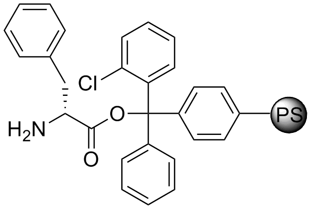 H-D-Phe-2-Cl-Trityl resin