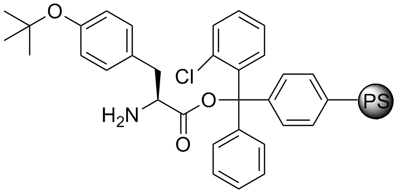 H-L-Tyr(tBu)-2-Cl-Trityl resin