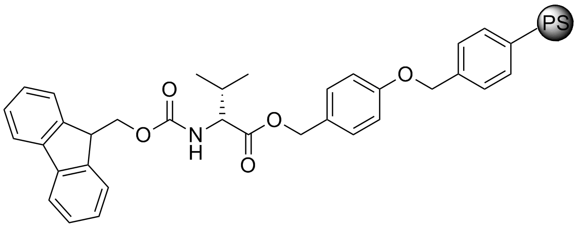 Fmoc-D-Val-Wang resin