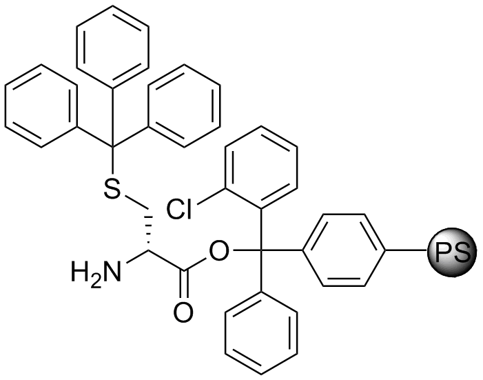 H-D-Cys(Trt)-2-Cl-Trityl resin